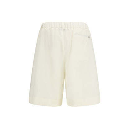 Short Trousers by LAMINAR for men in wool & polyester beige features an sartorial luxe regular-fit and short, defined by a sartorial luxe for a sophisticated, premium silhouette.