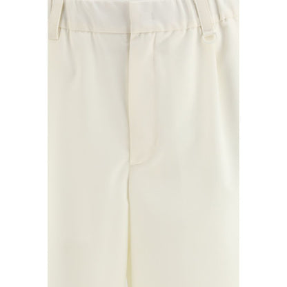Short Trousers by LAMINAR for men in wool & polyester beige features an sartorial design, highlighting a sophisticated regular-fit with a short cut and a refined for a truly sartorial look.