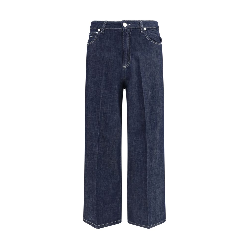 Cruna Blue Cotton Jeans Denim