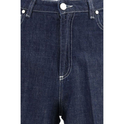 Cruna Blue Cotton Jeans Denim