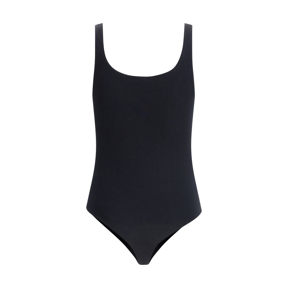 Bodysuit by Wolford for women in stretch polyamide cotton black features an provocative silhouette, showcasing a sophisticated and provocative for a refined, provocative look.