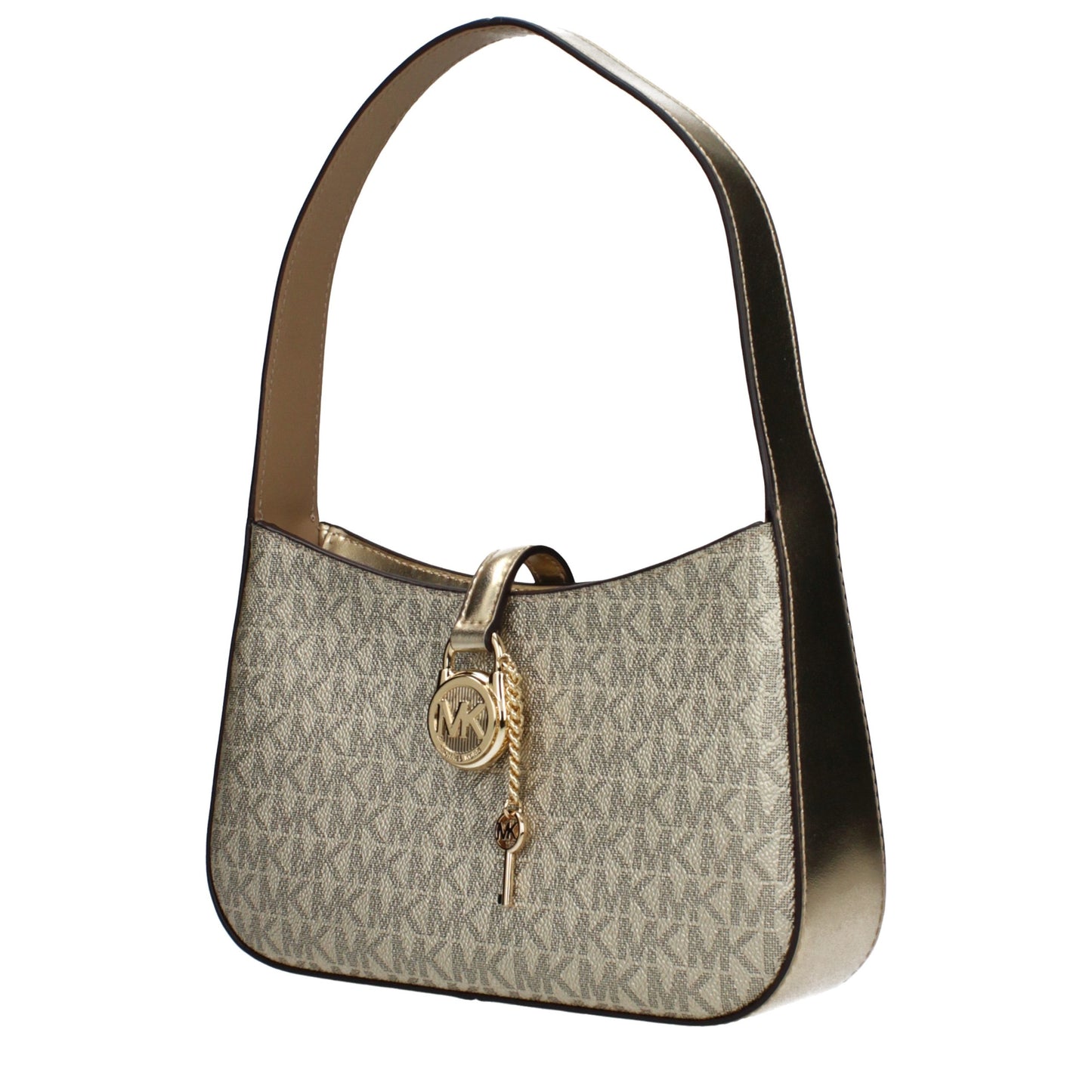 Handbag by Michael Kors for women in fabric gold features a exquisite silhouette, showcasing a secure and exquisite with versatile for a exquisite finish.