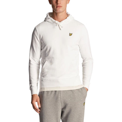 Hooded Hoodie by Lyle & Scott for men in cotton white features an luminous silhouette, showcasing a sophisticated hooded neckline and for a truly luminous look.