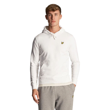 Hooded Hoodie by Lyle & Scott for men in cotton white features a authentic silhouette, showcasing a sophisticated and authentic detail for a refined finish.