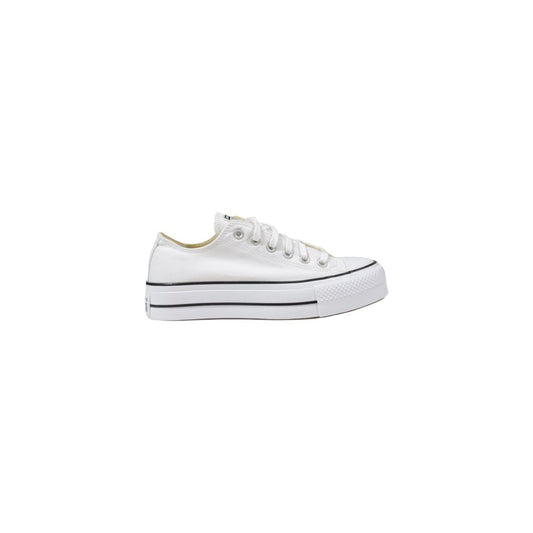 Sneakers by Converse for women in polyester white presents a sumptuous silhouette from the Women's Low-Top Casual Polyester Sneakers collection, showcasing a sumptuous low-top casual style for an elevated aesthetic.