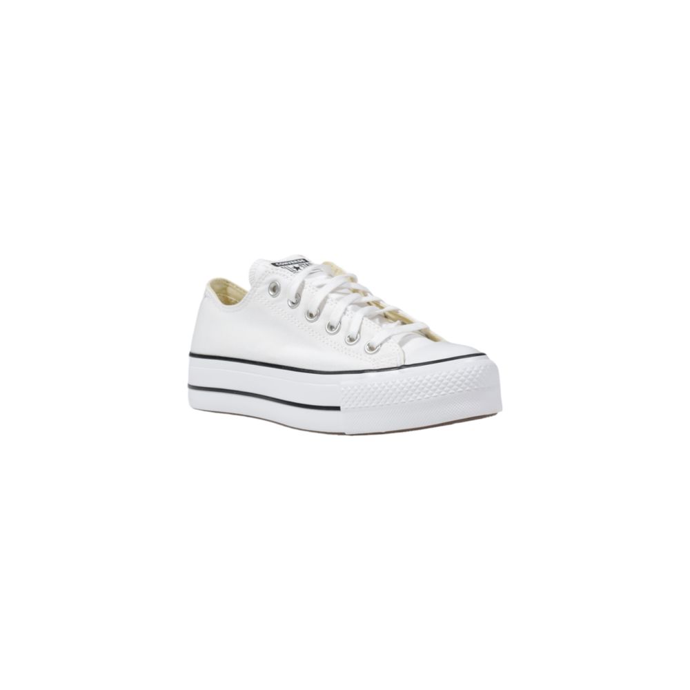 Sneakers by Converse for women in polyester white features an sumptuous design from the Women's Low-Top Casual Polyester Sneakers collection, highlighting a sumptuous low-top casual style for a premium, high-fashion look.