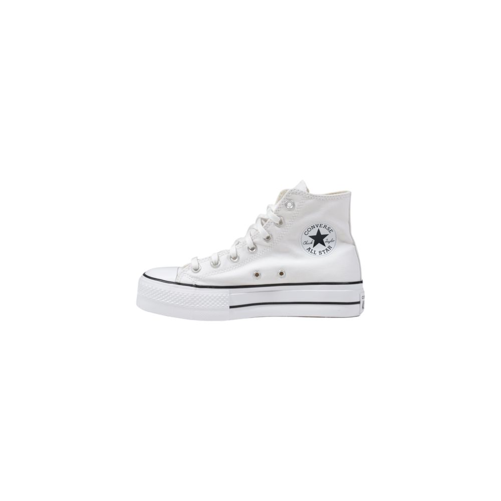 Converse Women's High-Top Casual Polyester Sneakers - White