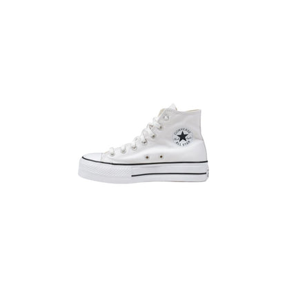 Converse Women's High-Top Casual Polyester Sneakers - White