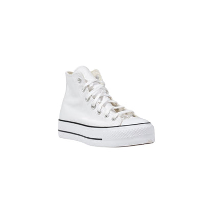 Converse Women's High-Top Casual Polyester Sneakers - White