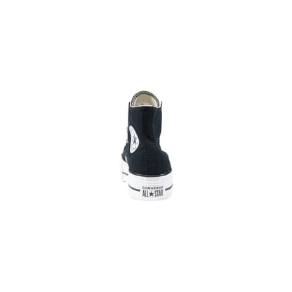 Sneakers by Converse for women in polyester black features an opulent silhouette from the Women's High-Top Casual Polyester Sneakers collection, showcasing a signature high-top casual style with an opulent finish.