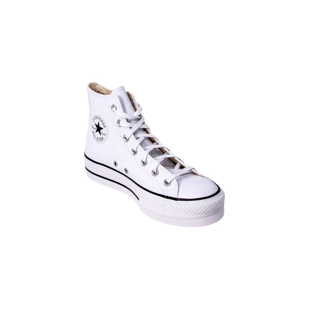 Converse Women's High-Top Casual Polyethylene & Polyurethane Sneakers - White