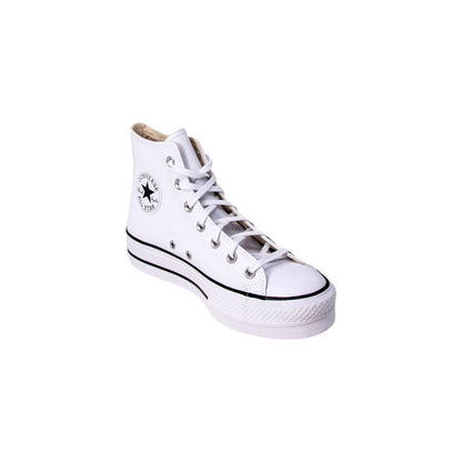 Converse Women's High-Top Casual Polyethylene & Polyurethane Sneakers - White