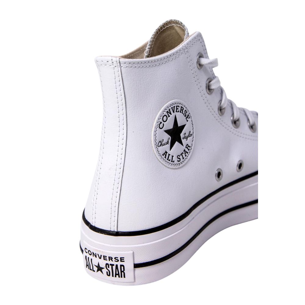 Converse Women's High-Top Casual Polyethylene & Polyurethane Sneakers - White