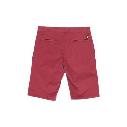 Bermuda Shorts by Lyle & Scott for men in stretch cotton bordeaux features a sartorial silhouette, showcasing a sartorial and short with a sophisticated for a sartorial look.