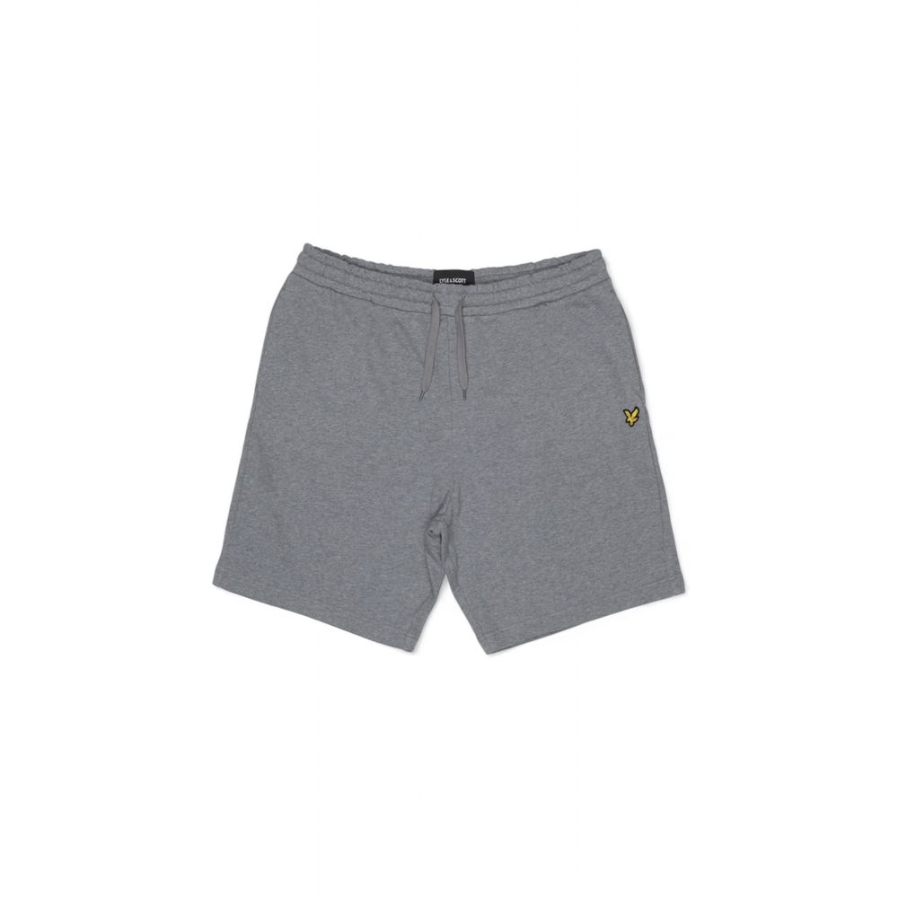 Bermuda Shorts by Lyle & Scott for men in cotton gray features a sartorial silhouette, showcasing a sartorial and short with a sophisticated for a sartorial look.