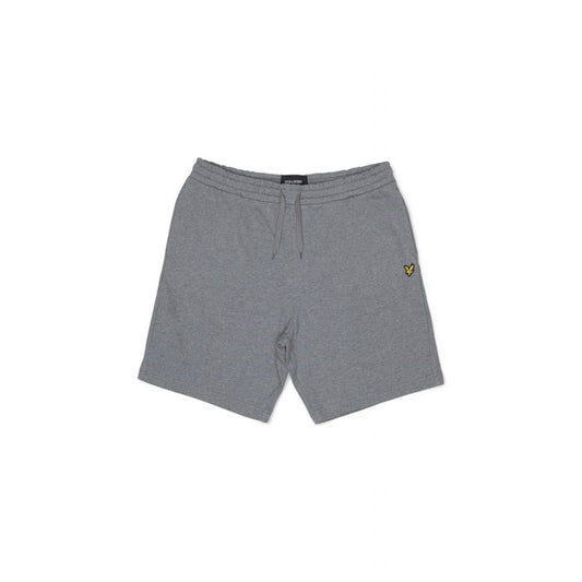 Bermuda Shorts by Lyle & Scott for men in cotton gray features a sartorial silhouette, showcasing a sartorial and short with a sophisticated for a sartorial look.