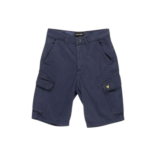 Lyle & Scott Men's Regular-Fit Cotton Bermuda Shorts - Blue