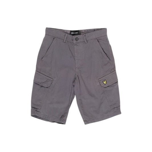 Lyle & Scott Men's Regular-Fit Cotton Bermuda Shorts - Gray