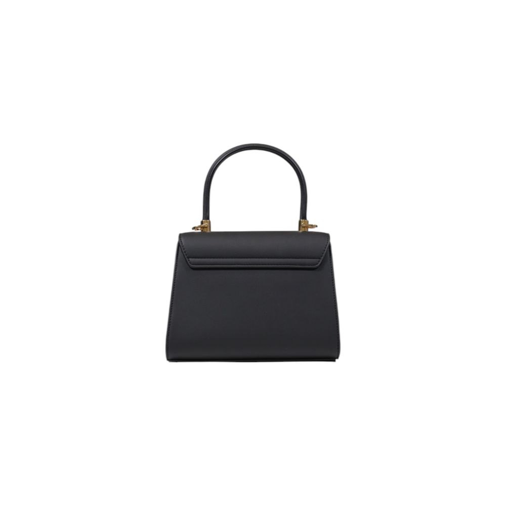This Small Evening Flap Handbag by Love Moschino for women in polyethylene & polyurethane and bicolour & gold presents a sculptural silhouette featuring a secure flap, ample , and versatile handle for a sculptural finish.