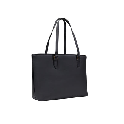 Large Handbag by Love Moschino for women in polyethylene & polyurethane bicolour & gold presents a ornamental silhouette, showcasing a secure , ample , and versatile handle for a ornamental finish.