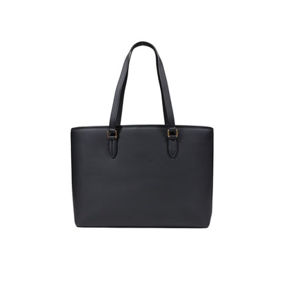 This Large Handbag by Love Moschino for women in polyethylene & polyurethane and bicolour & gold presents a sculptural silhouette featuring a secure , ample , and versatile handle for a sculptural finish.