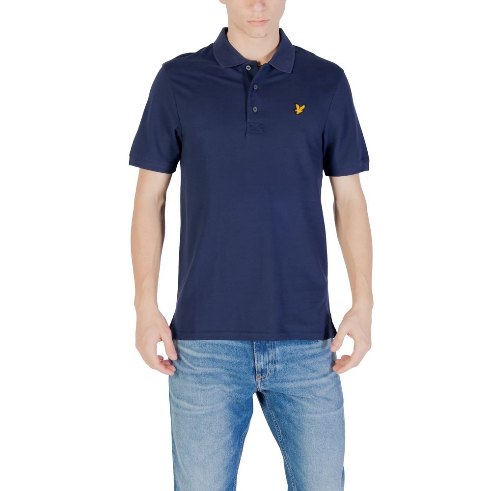 Lyle & Scott Men's Stretch Cotton Polo Shirt - Blue
