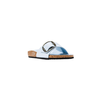 Birkenstock Women's Leather & Cork Flat Sandals - Blue