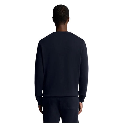 Lyle & Scott Men's Crew-Neck Cotton Activewear Sweatshirt - Blue