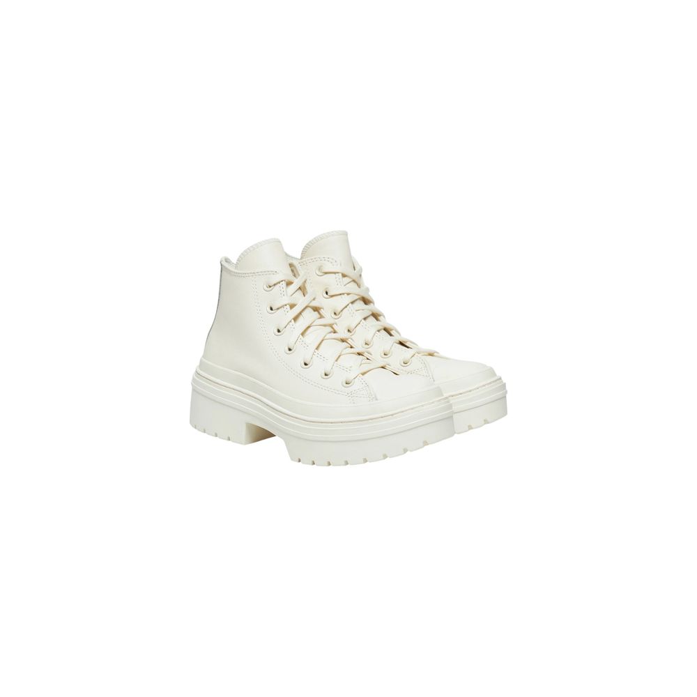 Converse Women's Leather High-Heel Pumps Heels - White