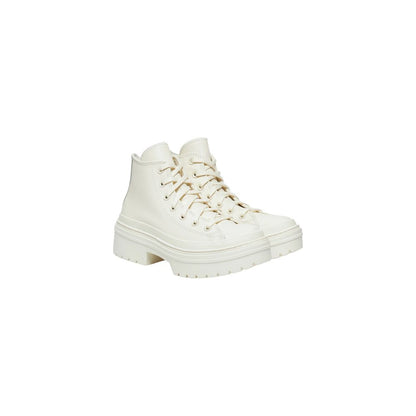 Converse Women's Leather High-Heel Pumps Heels - White
