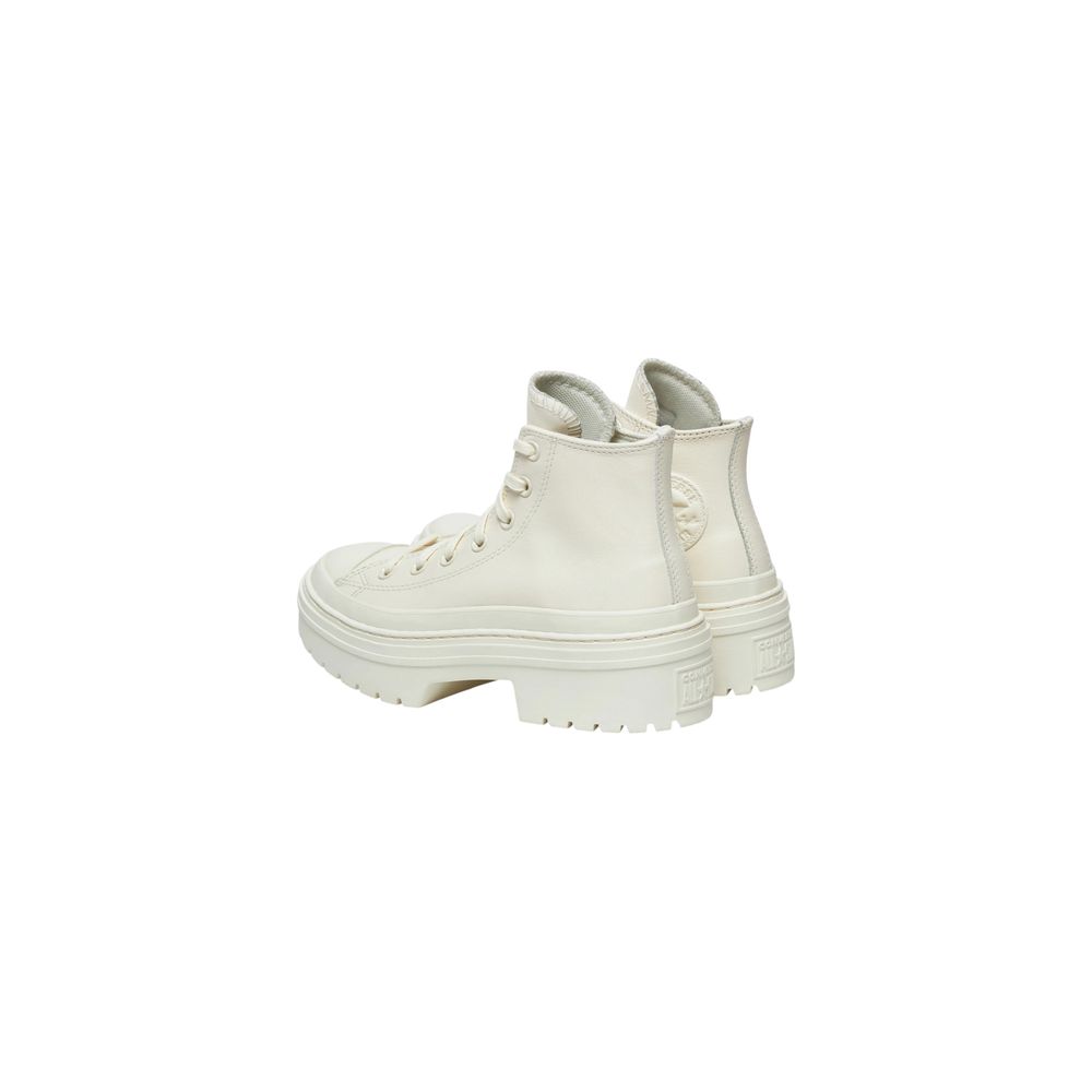 Converse Women's Leather High-Heel Pumps Heels - White