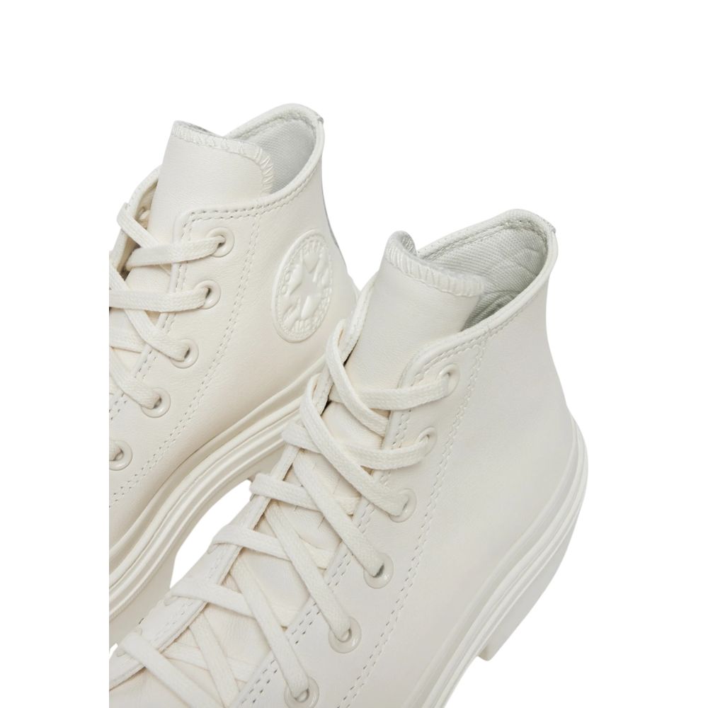 Converse Women's Leather High-Heel Pumps Heels - White