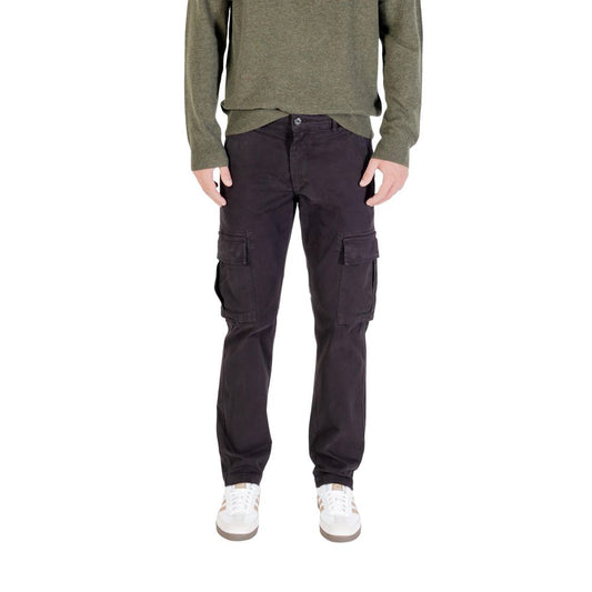 Lyle & Scott Men's Regular-Fit Stretch Cotton Cargo Pants - Black