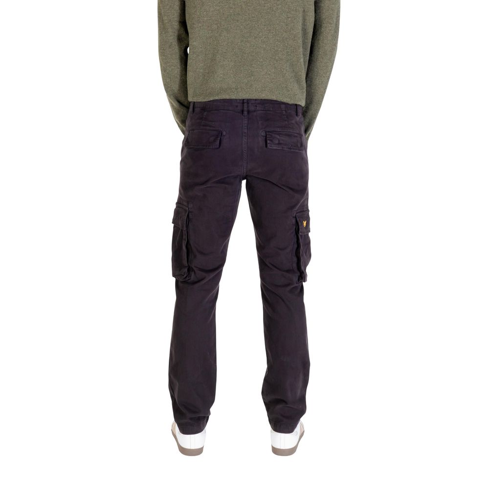 Lyle & Scott Men's Regular-Fit Stretch Cotton Cargo Pants - Black