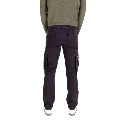 Lyle & Scott Men's Regular-Fit Stretch Cotton Cargo Pants - Black