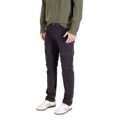 Lyle & Scott Men's Regular-Fit Stretch Cotton Cargo Pants - Black