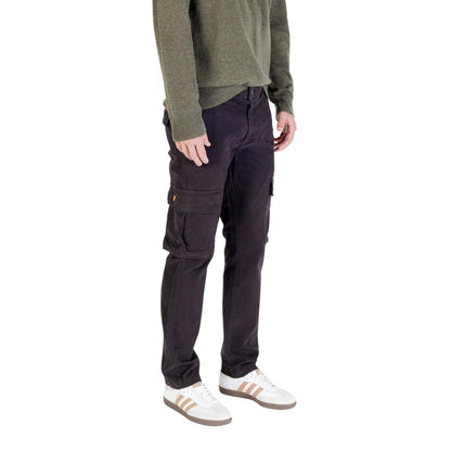 Lyle & Scott Men's Regular-Fit Stretch Cotton Cargo Pants - Black