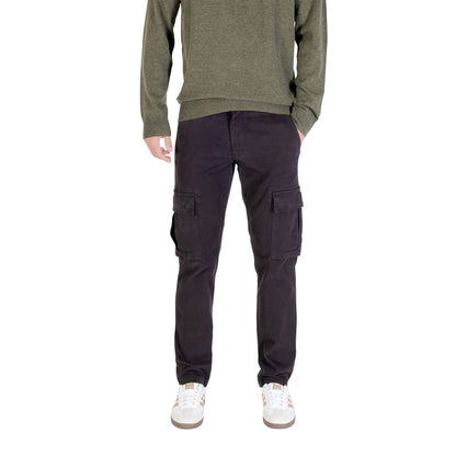 Lyle & Scott Men's Regular-Fit Stretch Cotton Cargo Pants - Black