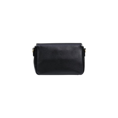 Love Moschino Polyethylene & Polyurethane Small Crossbody Handbag - Black Gold