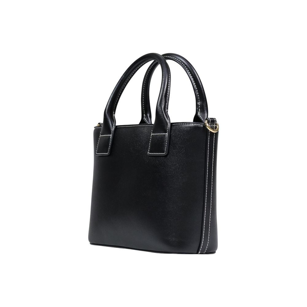 Love Moschino Polyethylene & Polyurethane Small Shoulder Evening Handbag - Black