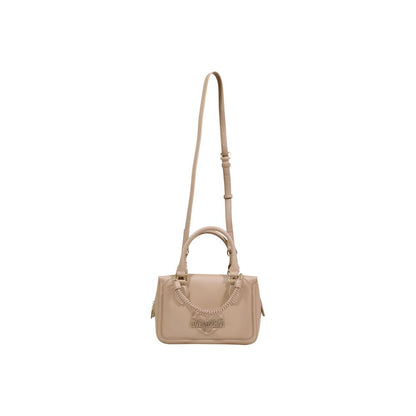 Love Moschino Polyethylene & Polyurethane Medium Handbag - Beige