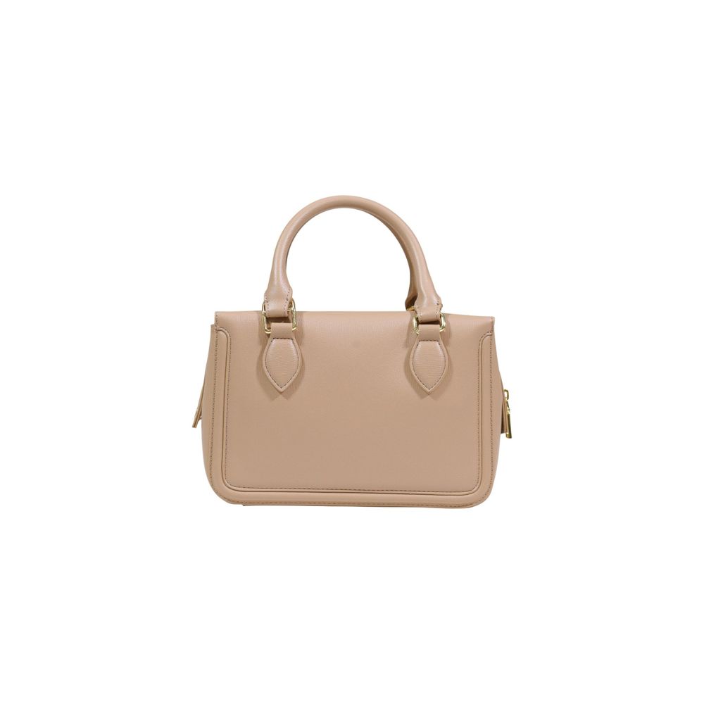 Love Moschino Polyethylene & Polyurethane Medium Handbag - Beige