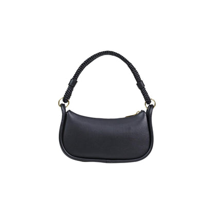 Small Evening Handbag by Love Moschino for women in polyethylene & polyurethane black & signature features a refined silhouette, showcasing a secure zipper, organized , and versatile handle for a refined finish.