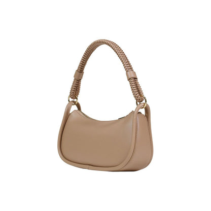 Small Evening Handbag by Love Moschino for women in polyethylene & polyurethane beige features an refined silhouette, showcasing a secure zipper, ample , and versatile handle for a sophisticated refined aesthetic.
