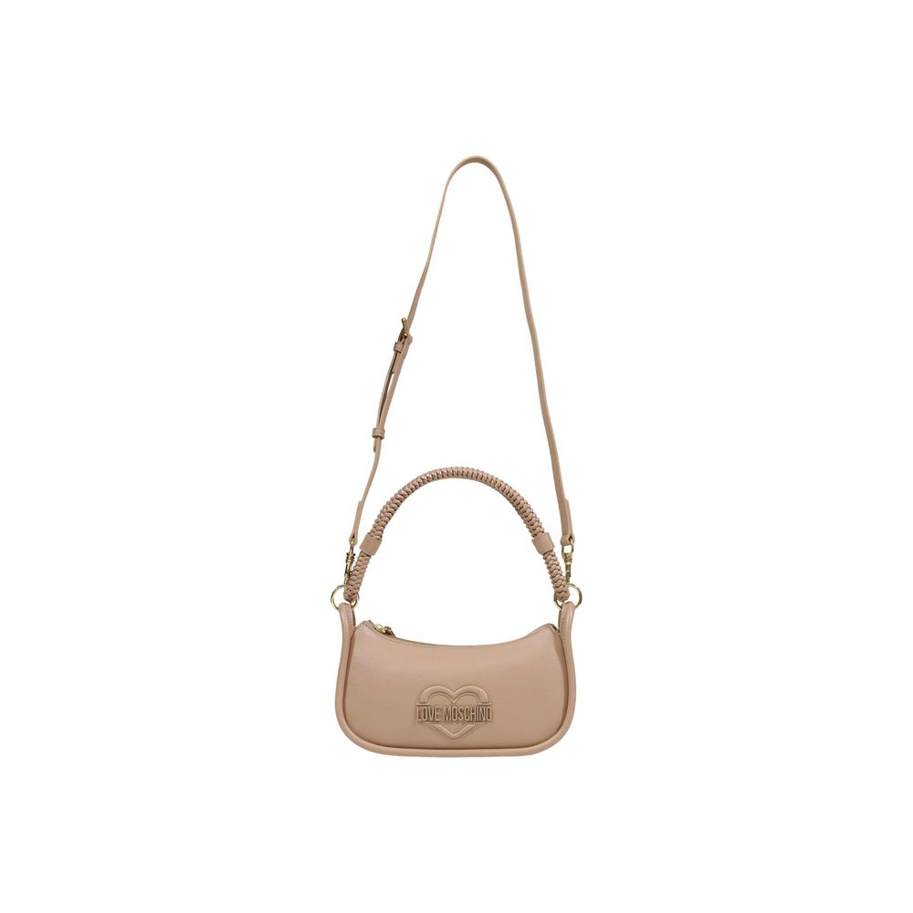 Small Evening Handbag by Love Moschino for women in polyethylene & polyurethane beige features a exquisite silhouette, showcasing a secure zipper and exquisite with versatile handle for a exquisite finish.