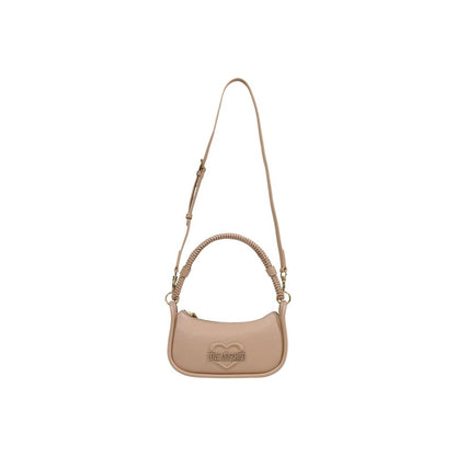 Small Evening Handbag by Love Moschino for women in polyethylene & polyurethane beige features a exquisite silhouette, showcasing a secure zipper and exquisite with versatile handle for a exquisite finish.