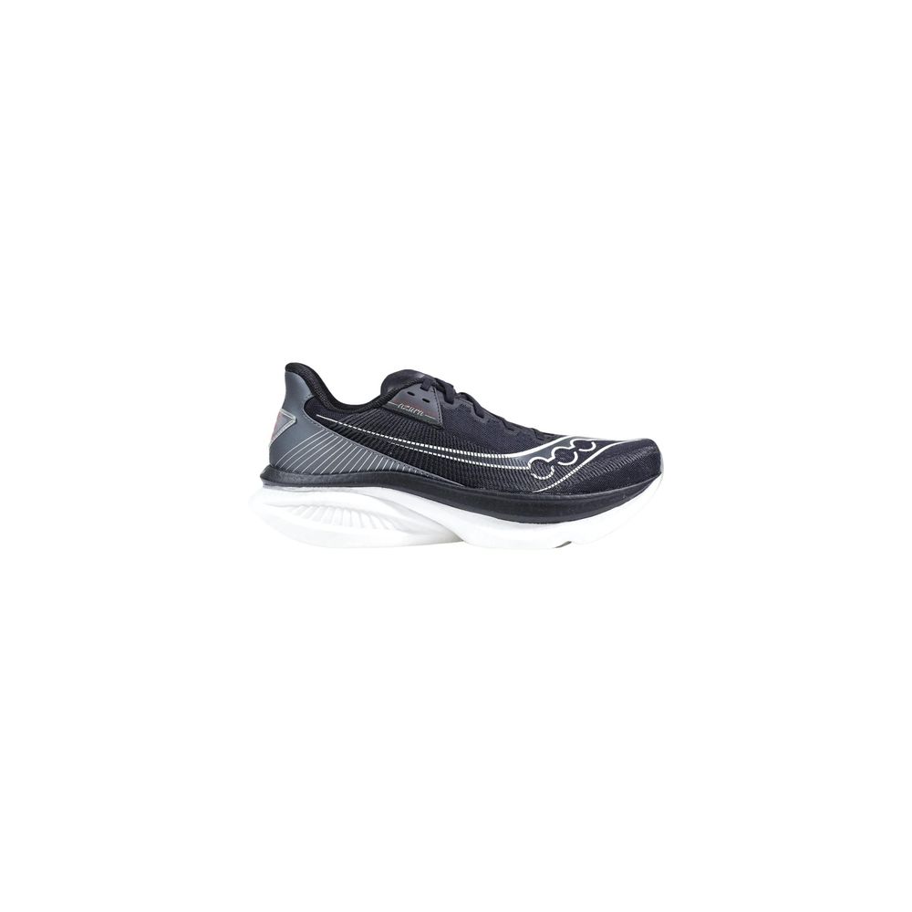 Saucony Men's Athletic Polyurethane Sneakers - Black White