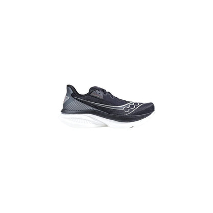Saucony Men's Athletic Polyurethane Sneakers - Black White