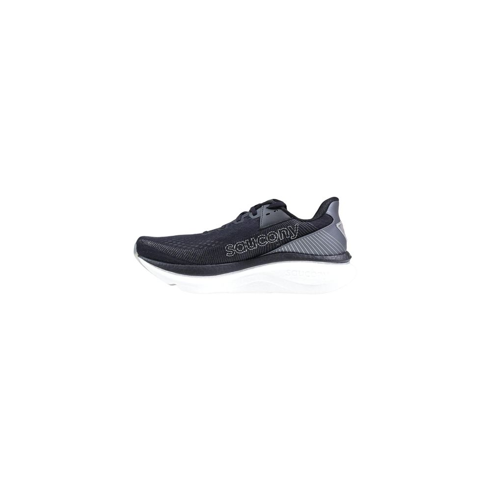Saucony Men's Athletic Polyurethane Sneakers - Black White