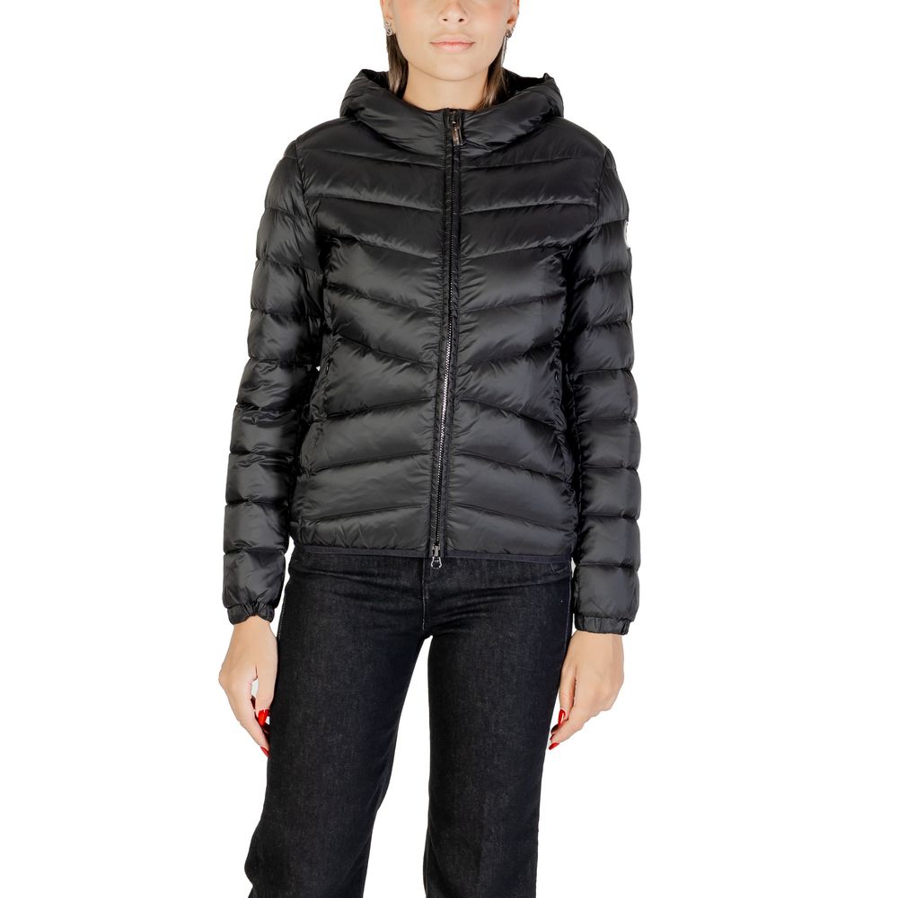 Hooded Windbreaker Jacket by Colmar Originals for women in polyamide black features an enduring silhouette, showcasing technical thermal, lightweight, hooded, insulated & windproof and a sophisticated hooded neckline for a truly enduring aesthetic.